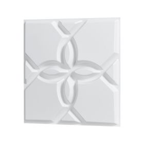 VEVOR 3D Wall Panels, 33-Pack 11.81 x 11.81 in PVC Modern Art Minimalist Floral Tiles, 32 Sq.Ft Coverage Accent Wall Panel