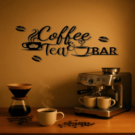 CIFbuy Vintage Distressed iron Coffee Sign Rustic Wall Decor for Kitchen Bathroom Porch Living Room Office (TikTok, temu pick-up service)