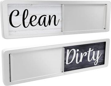 Dishwasher Magnet Clean Dirty Sign, Clean Dirty Magnet for Dishwasher, Rustic Farmhouse Kitchen Decor, Magnetic Dish Washer Sign Indicator