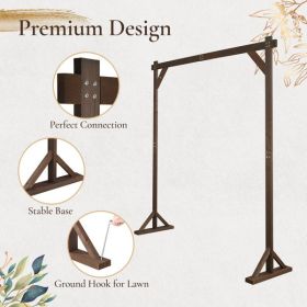 7.2FT Wooden Wedding Arch